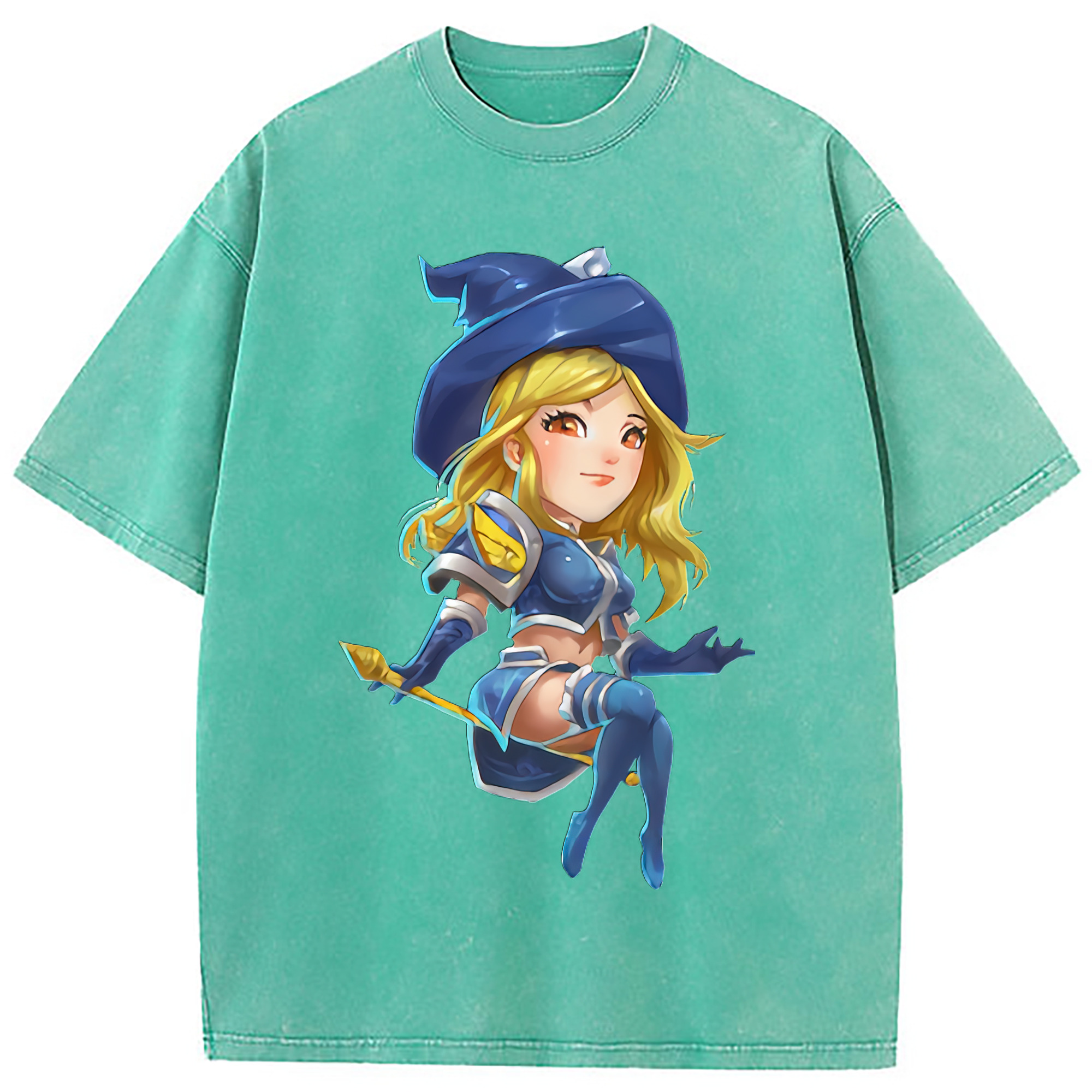 （画像用） リーグ・オブ・レジェンド League of Legends LOL 綿100% ヴィンテージ風 半袖Tシャツ（フロントプリント）